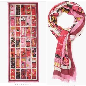 Kate Spade New York Holiday Rooftops Oblong Scarf